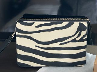 Bolso Cebra Blanco y Negro