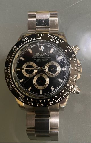 Cronografo Rolex Daytona in acciaio nero