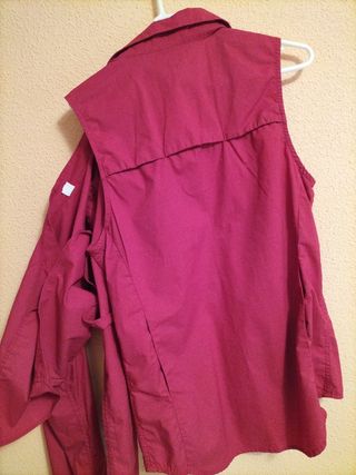 Camisa Trekking Mujer Desmontable