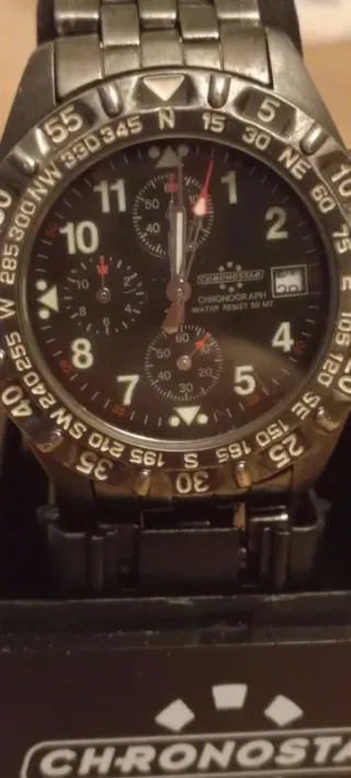 Orologio cronografo Chronostar. Vintage