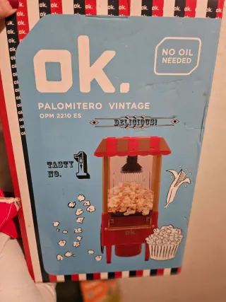 Máquina de Palomitas OK. Vintage OPM 2210 ES