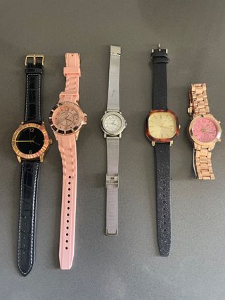 Lote 5 Relojes Mujer