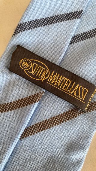 Cravatta Sutor Mantellassi Azzurra a Righe