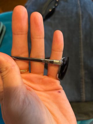 Gafas de sol Ray-Ban plateadas y negras