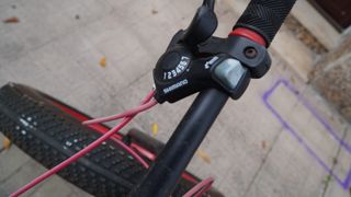 Bicicleta Fat Bike CATBIKE Negra y roja