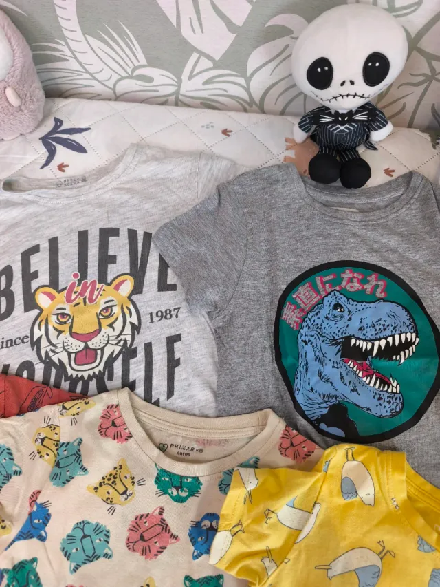 Lote 5 Camisetas 3 años