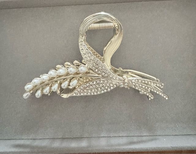 Gancho de cabelo trigo com espiga