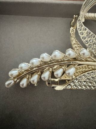 Gancho de cabelo trigo com espiga