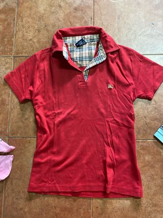 Lote 3 polos: Tommy, Ralph Lauren, Burberry