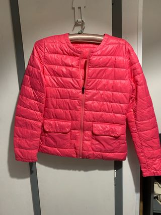 Piumino Benetton rosa leggero taglia 46