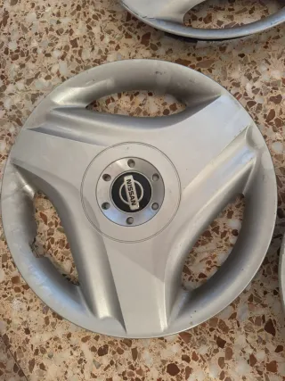 Pack 4 tapacubos nissan