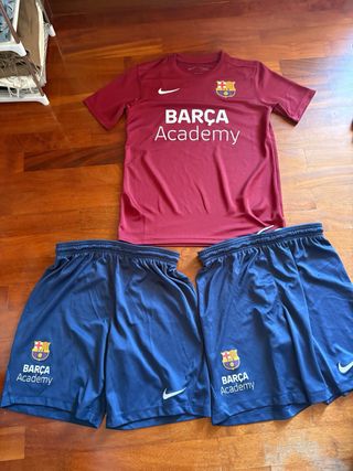 conjunto para entrenar del barça