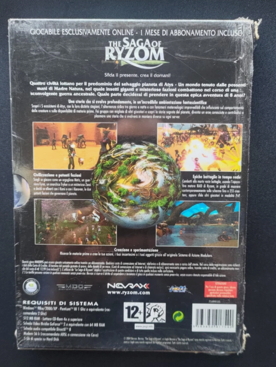 The Saga of Ryzom PC CD-ROM Gioco