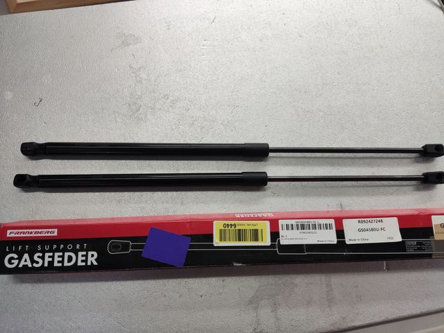 Frankberg 2x Mola a Gás Amortecedor L=550mm