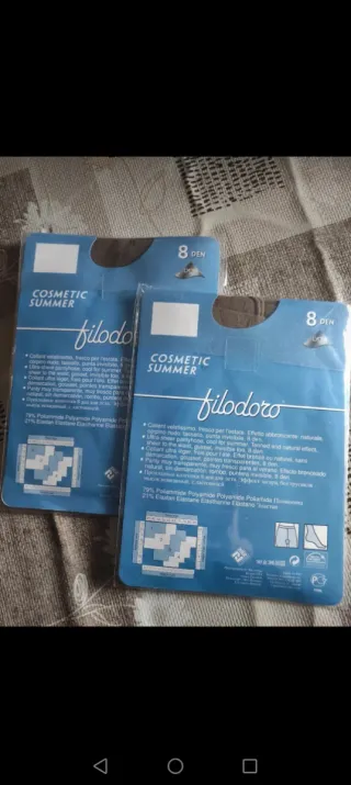 Filodoro Collant 8 Denari Taglia 2/3 