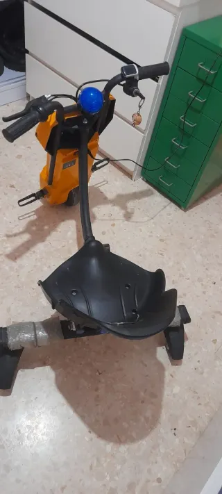 Patin electrico drift naranja