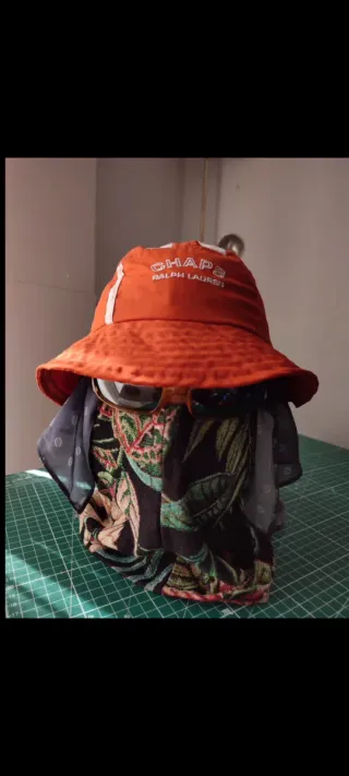 Bucket Hat Chaps Ralph Lauren-Gorro handmade ♻️