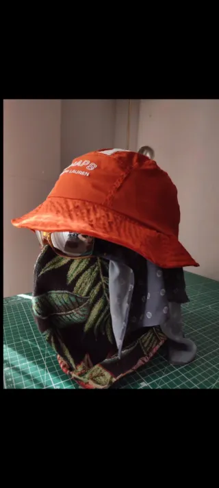 Bucket Hat Chaps Ralph Lauren-Gorro handmade ♻️