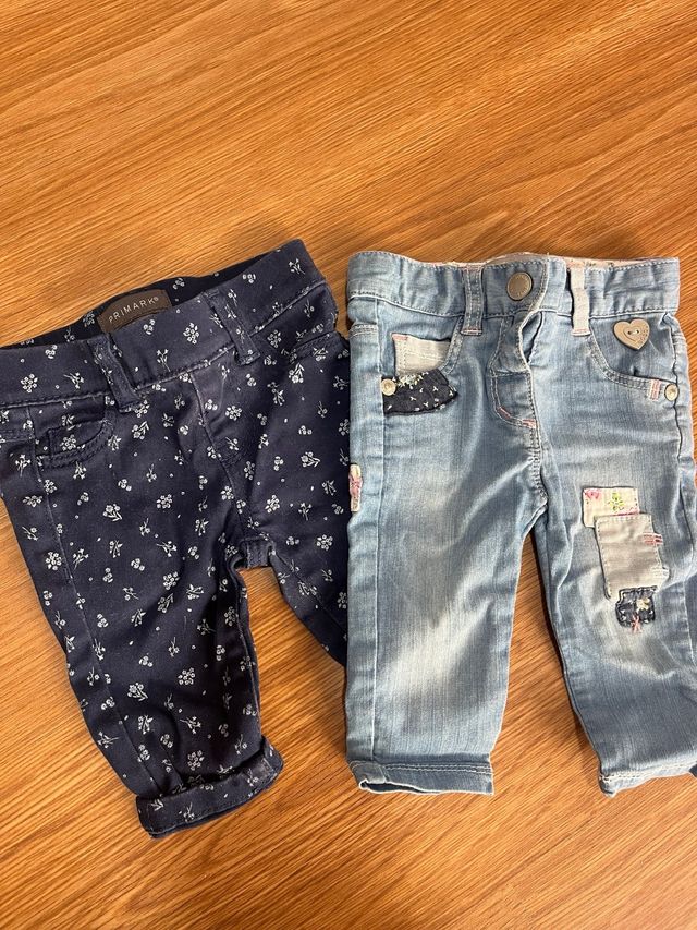Pantalones jeggins 3 meses niña