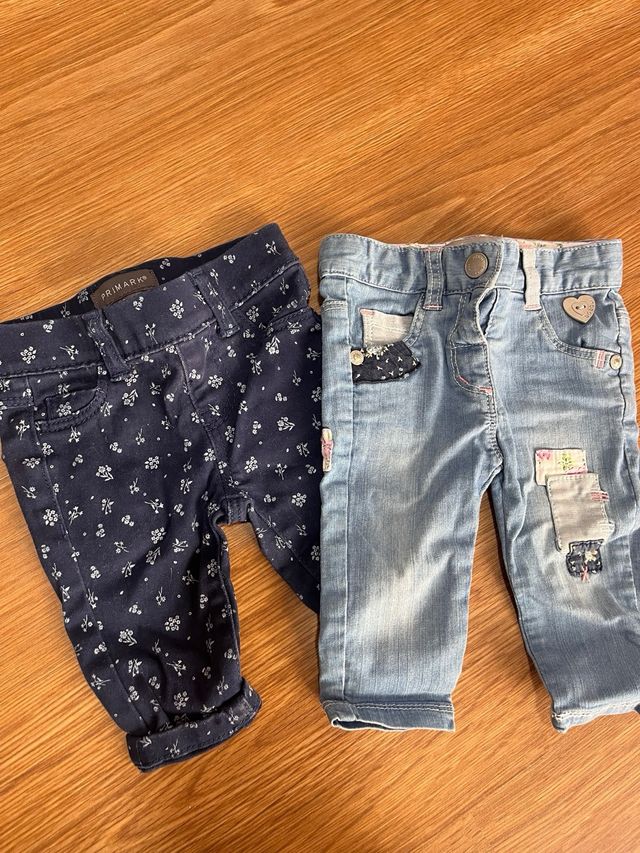 Pantalones jeggins 3 meses niña
