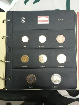 Serie Euros Austria 2003 Completa