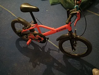 Bicicleta Infantil Btwin naranja