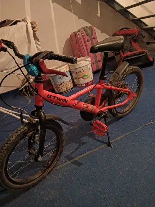 Bicicleta Infantil Btwin naranja