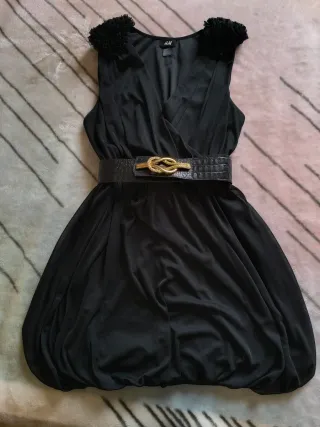 Vestido negro H&M mini fiesta