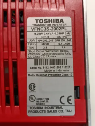 Inverter Toshiba VF-nC3