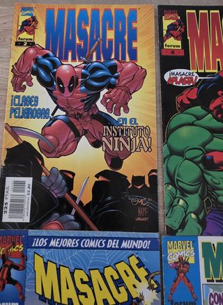 Lote Masacre Forum años 90 (20 cómics)