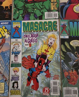 Lote Masacre Forum años 90 (20 cómics)