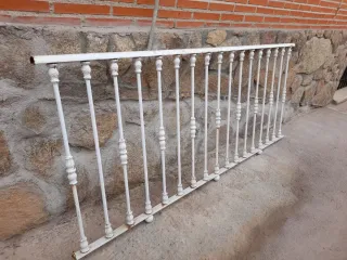 Barandilla de hierro macizo