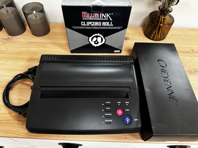 TATTO MAQUINA TERMOCOPIADORA  pedal/fuentalimentac