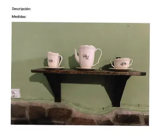 Estantería Antigua de madera. Pino tea