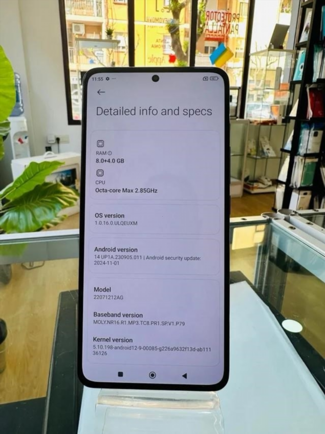 Xiaomi 12T Negro 5G 256GB 8GB RAM