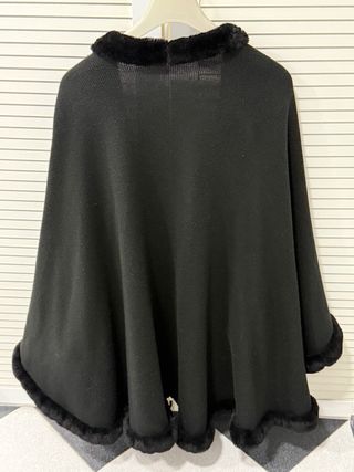 Capa abrigo señora/chica negra