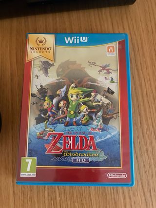 Consola Wii U Negra + Accesorios + Zelda