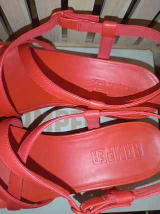 Sandalias Camper Plataforma Rojas