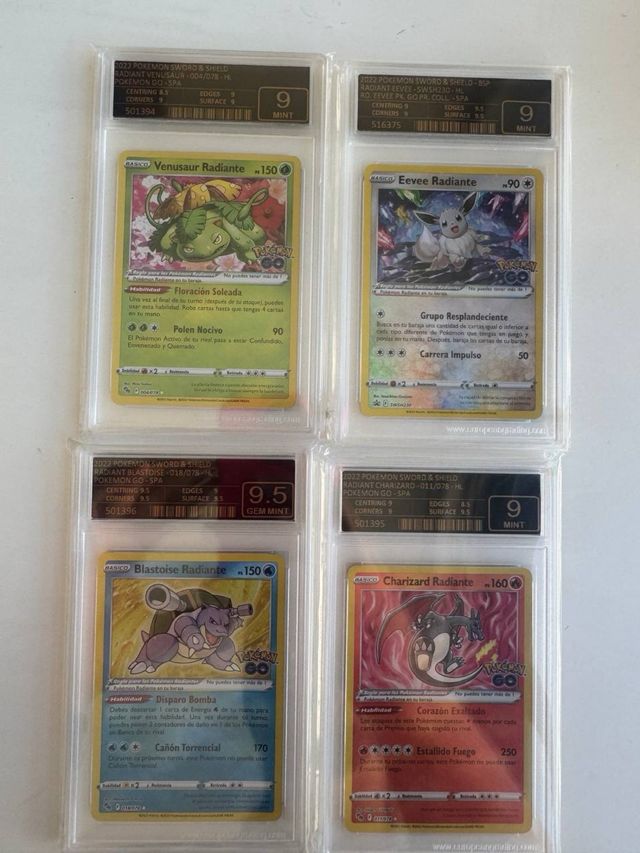 Pack Cartas Pokémon TCG Graduadas
