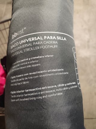 Saco de invierno para silla de paseo