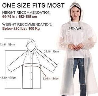 Chubasquero Poncho Impermeable Talla Única