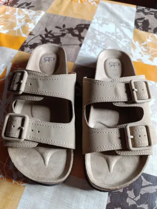 Sandalias Parfois Mujer Talla 37 Beige