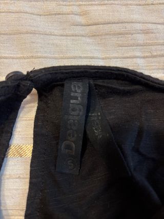 Camiseta Desigual Negra Talla S Mujer