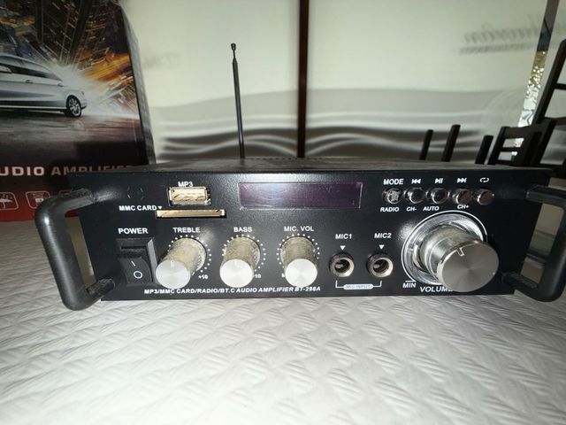 Amplificador Audio Bluetooth 300W+300W