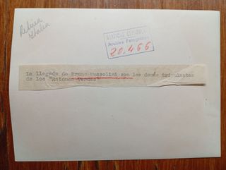 Fotografía original Bruno Mussolini