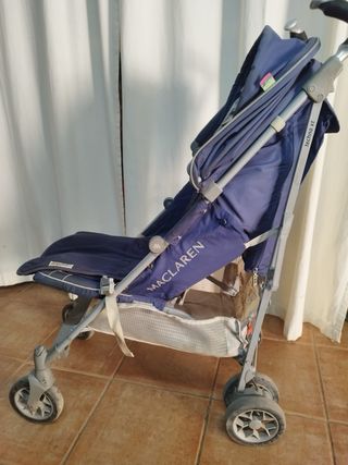 Silla de paseo Maclaren azul