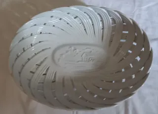 Cestino Mulino Bianco bianco in ceramica