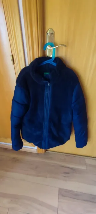 Plumas niña azul y negro 3XL para 14/14 años