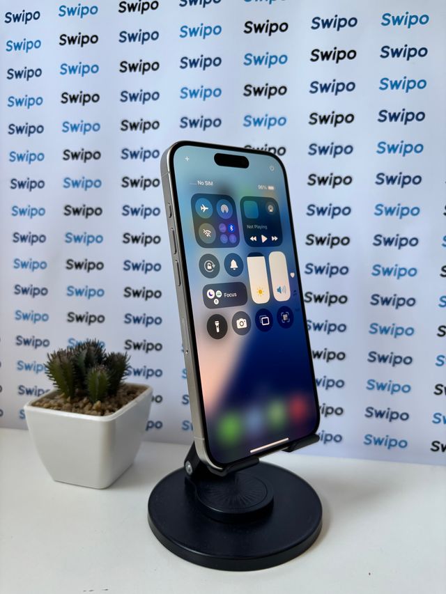 📱 IPHONE 15 PRO 128GB Titanio Blanco Batería 85%