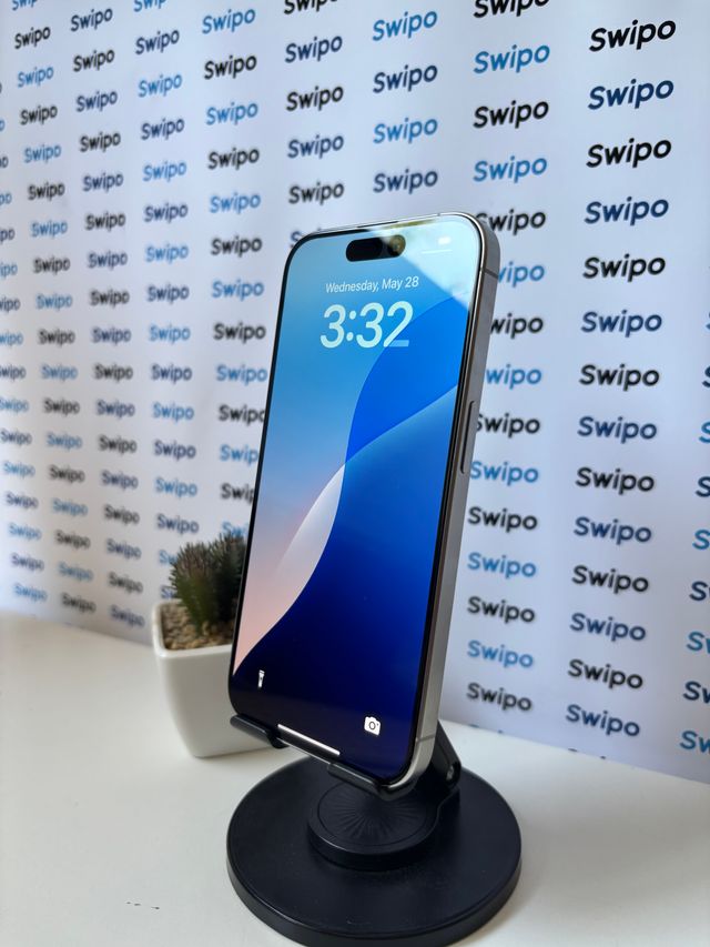 📱 IPHONE 15 PRO 128GB Titanio Blanco Batería 85%